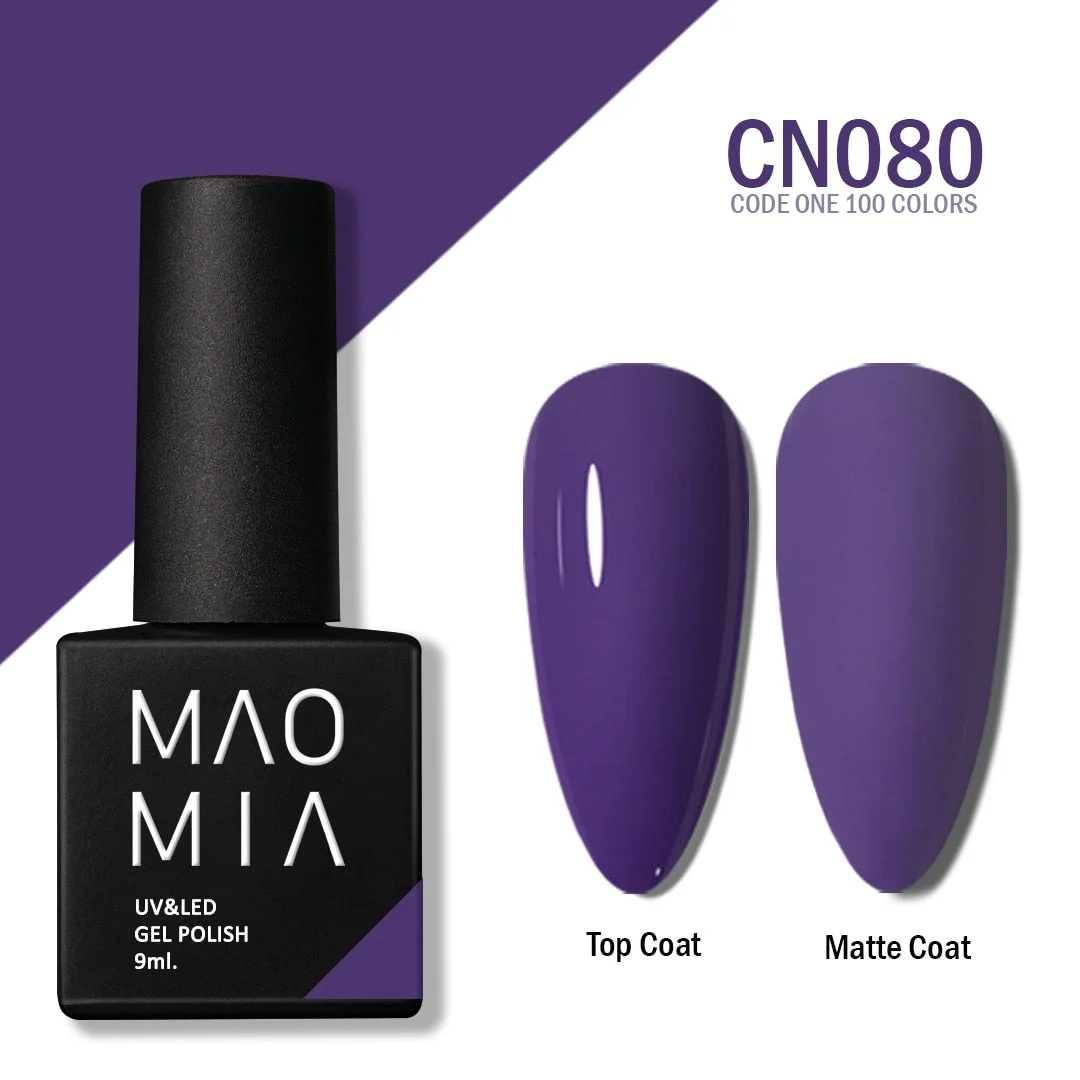 MAOMIA CODE ONE Gel Polish 100 Colors Soak Off UV/LED 9ML Professional Salon Nail Paint Semi Permanent Manicure