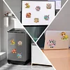 (US Local)6Pcs Diamond Painting Refrigerator Magnets Diamond Art Kits (Flower Animal)