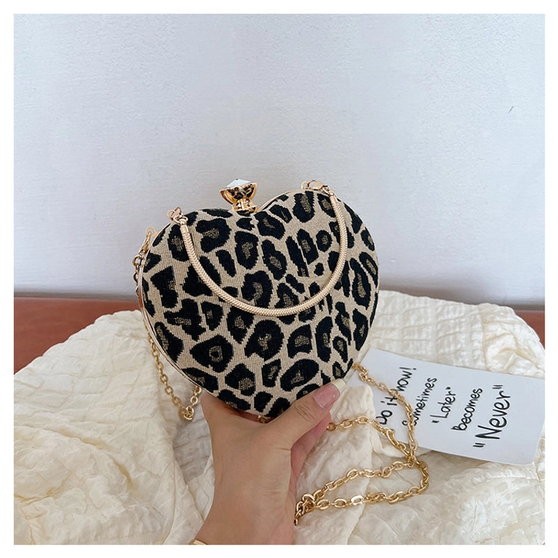Special Material Zebra Leopard Round Evening Bags