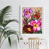 (5 Sizes) Butterfly Flower-Full Square Diamond Painting