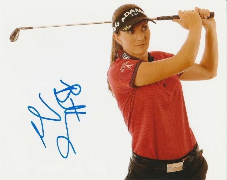 BRITTANY LANG SIGNED LPGA GOLF 8x10 Photo Poster painting #1 Autograph PROOF