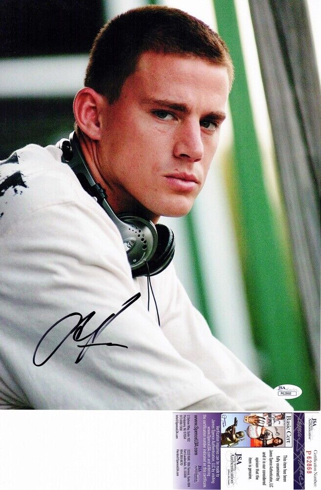 Channing Tatum Signed 11x14 inch Photo Poster painting - JSA Certificate of Authenticity