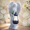 Solar Angel Statue Light Waterproof Fairy Figurine Decor Lamp Home Decoration