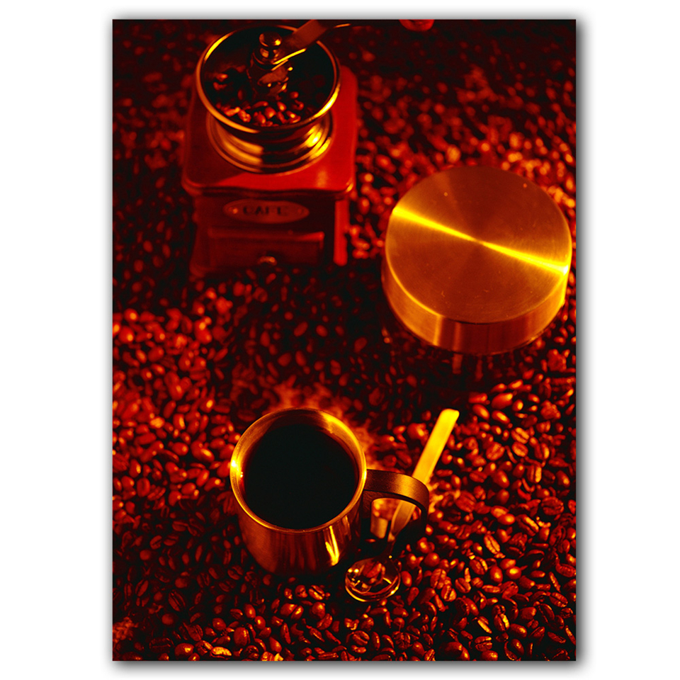 Classical Coffee Bean Canvas Painting Wall Art Coffe House Posters Prints Modern Realist Home Decoration Restaurant Living Room