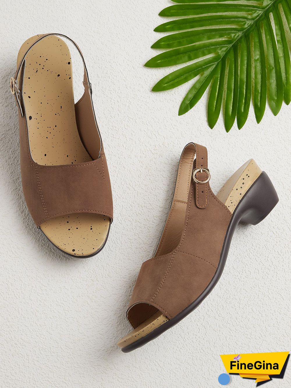 Retro Solid Simple Open Toe Chunky Heel Sandals