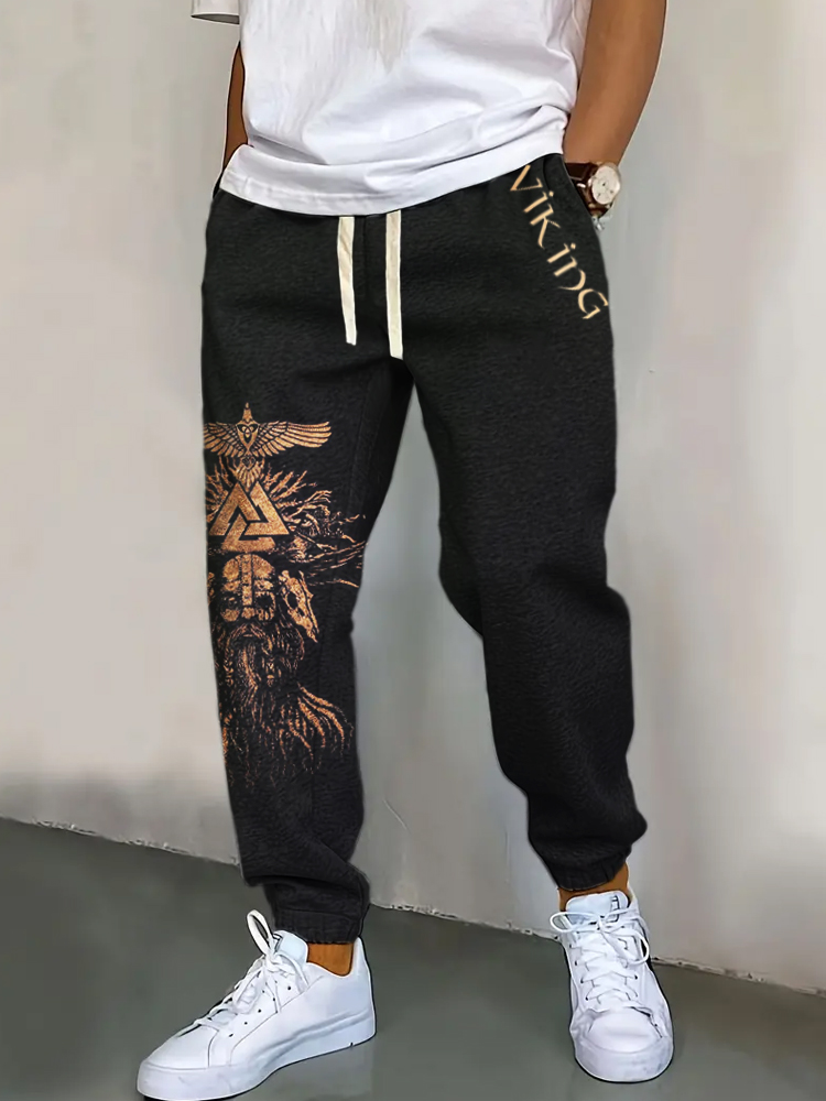 Vintage Viking Art Men's Sweatpants / Rvogue / Rvogue