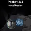 2x Magnetic Telephoto Lens for Pocket 3 / 4 Cameras