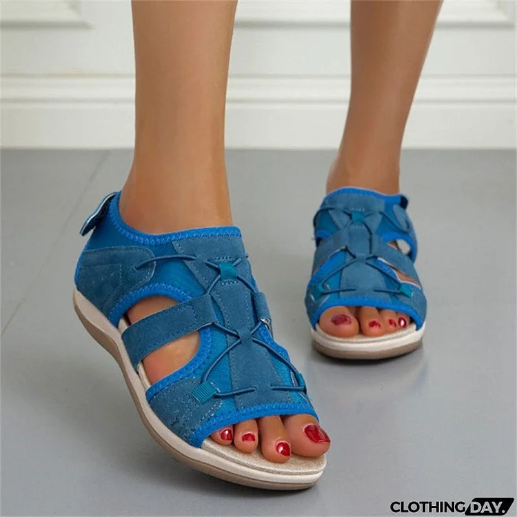 Cozy Open Toe Women's Sports Velcro Sandals for Summer