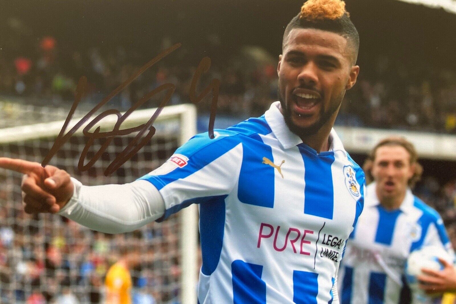 Elias Kachunga Genuine Hand Signed 6X4 Photo Poster painting - Huddersfield Town 3