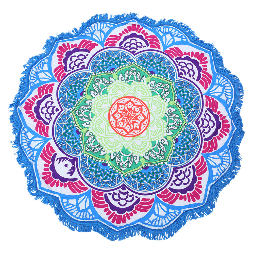 

130 X 130cm Round Mandala Tassels Tapestry Wall Hang Carpet Beach Mat (6, 501 Original