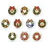 10PCS DIY Pearl Diamond Painting Christmas Fridge Magnets, Sparkling Rhinestone Refrigerator Magnet Craft Kit for Home Decor & Gifts