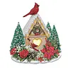 Christmas Cardinal-Partial Special Shaped Diamond Painting 30*30CM