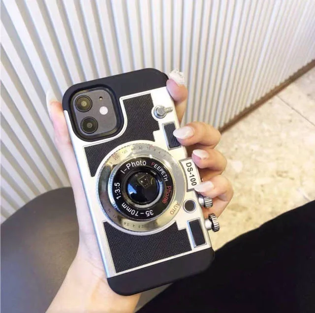 3D Retro Camera Leather Case for IPhone | 168DEAL