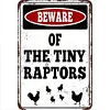 Chicken Warning - Vintage Metal Signs(8*12Inch/12*16Inch) - Chicken