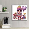 Flower Garden Girl - Crystal Rhinestone Diamond Painting