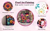 Diamond Painting-DIY Special Shaped Drill Sunflower & Rose Colorful with Frame(29x29cm)