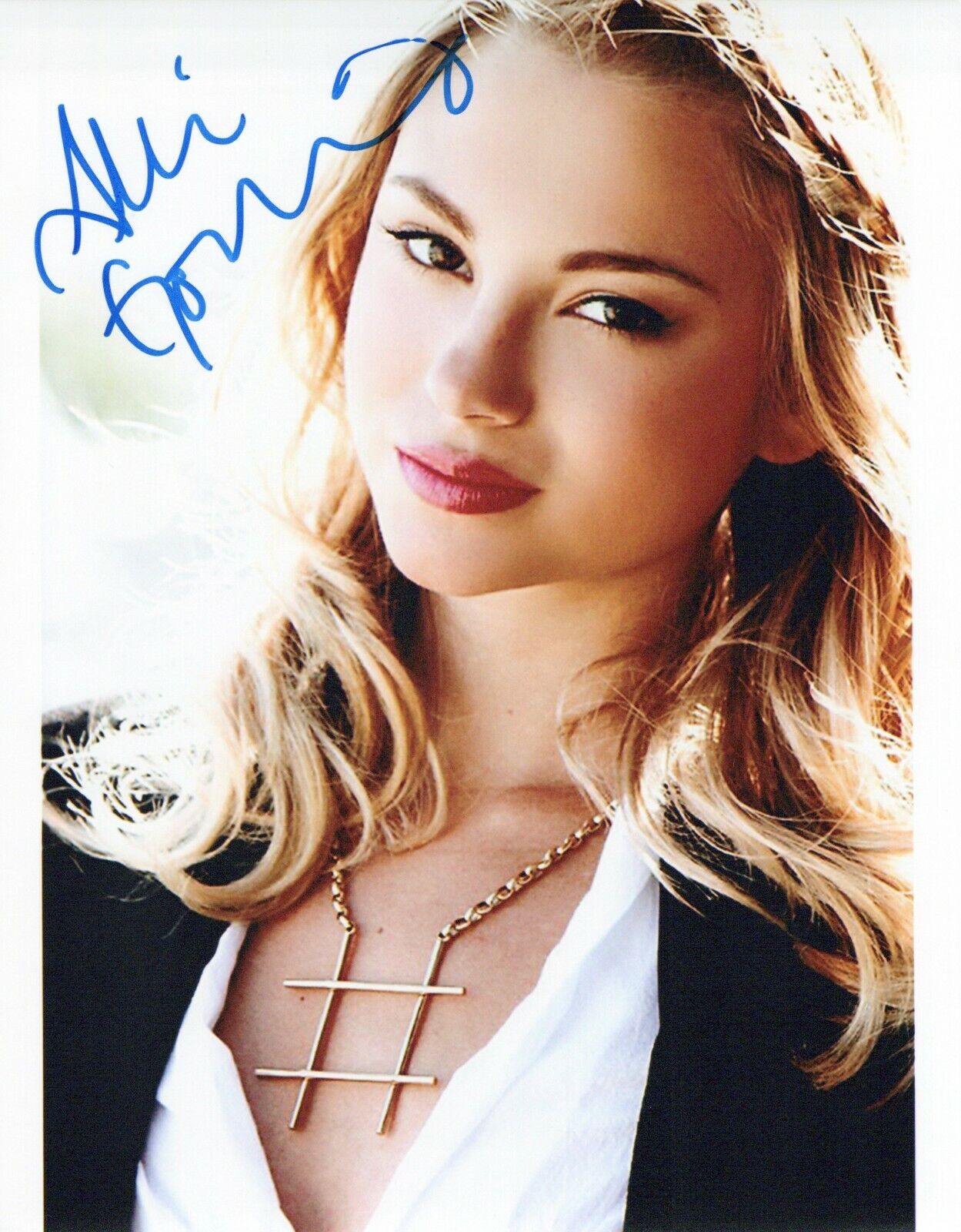 Allie Gonino glamour shot autographed Photo Poster painting signed 8x10 #7