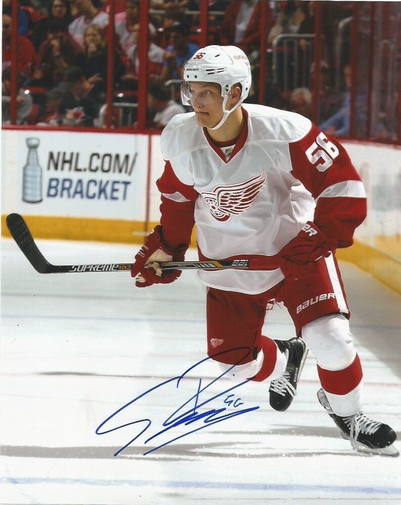 Detroit Red Wings Teemu Pulkkinen Autographed Signed 8x10 Photo Poster painting COA B