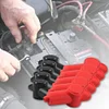 10 Pack Car Battery Pile Head Protective Caps Silicone R End Terminal Covers
