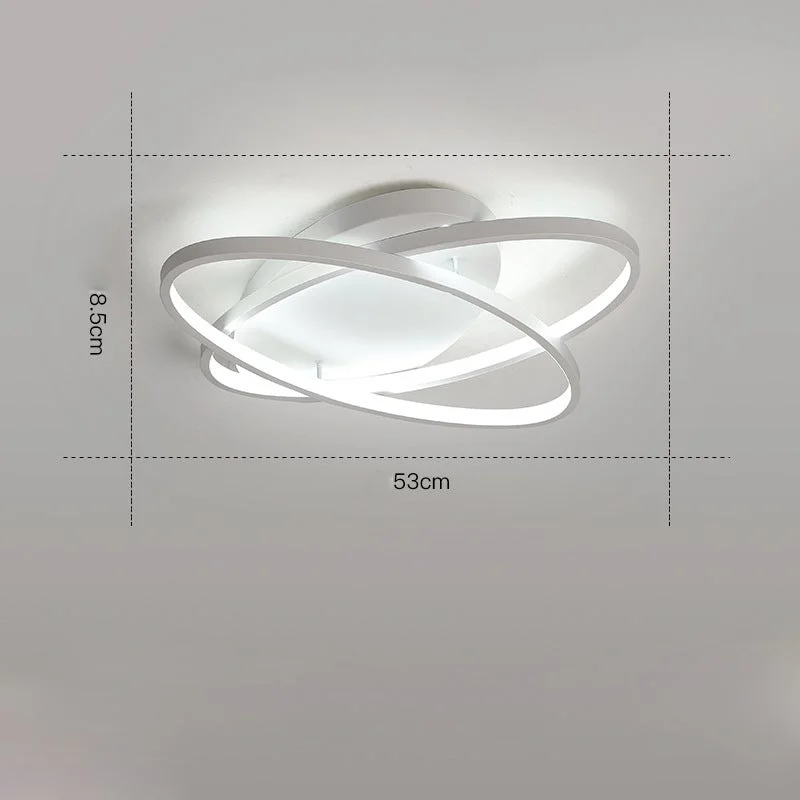 Living Room Lamp Personality Creative Led Ceiling Lamp Nordic Atmosphere Minimalist Lord Light In The Bedroom