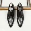 Unique Leather Loafers Moccasins Shoes for Men