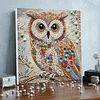 Framed Diamond Painting - Special Shaped - Owl(25x25cm)