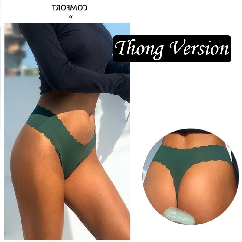 Sexy Low Rise Panties Women G String Comfort Breathable Briefs Intimates Underwear Seamless Fitness Lingerie Thong lenceria muje