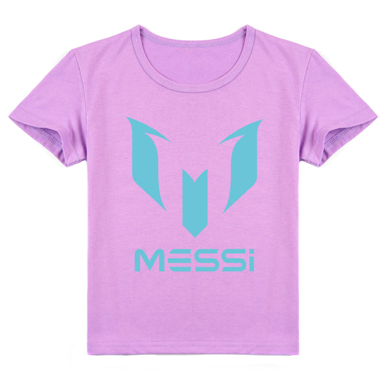 Mayoulove Messi Short Sleeve T-Shirt for Boys  Girls - Stylish Soccer Fan Tee, Perfect Gift for Young Messi Fans-Mayoulove