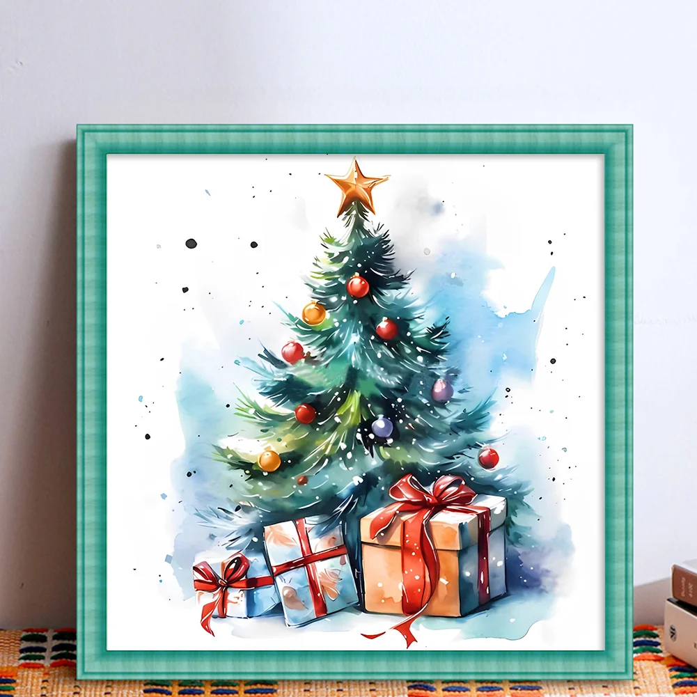 DIY Stamped Cross Stitch 11CT Full Embroidery 50*50cm - Christmas Tree