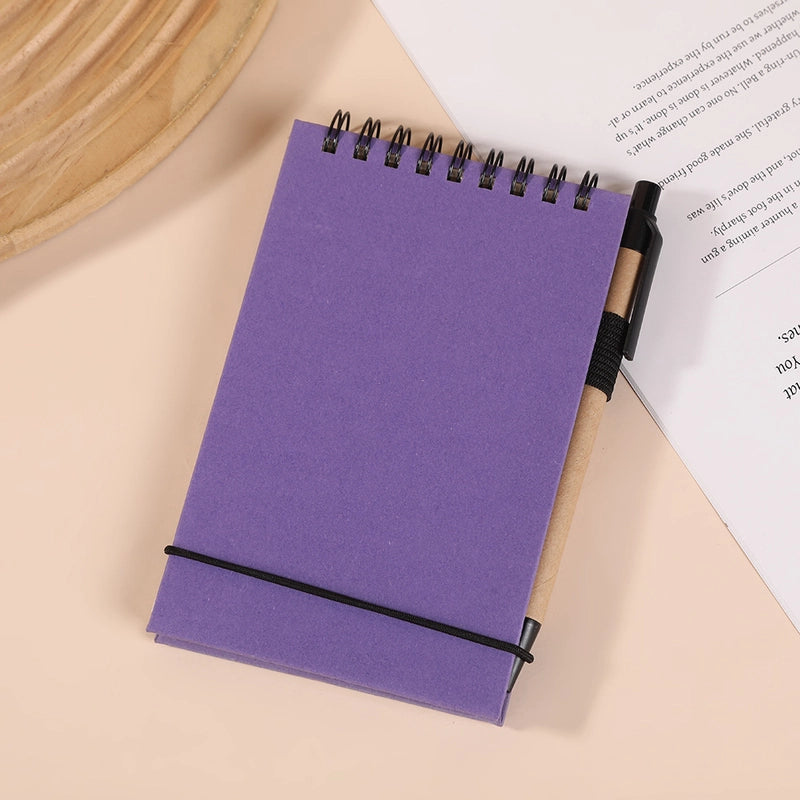1 Piece Solid Color Learning Paper Preppy Style Notebook