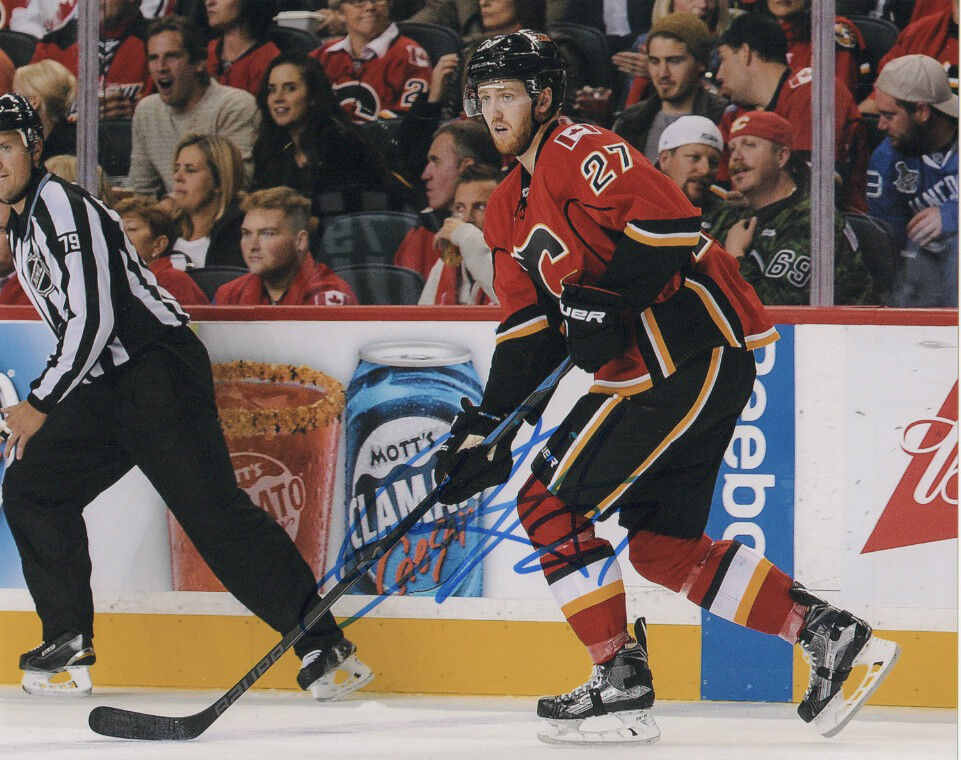 Calgary Flames Dougie Hamilton Signed Autographed 8x10 Photo Poster painting NHL COA F