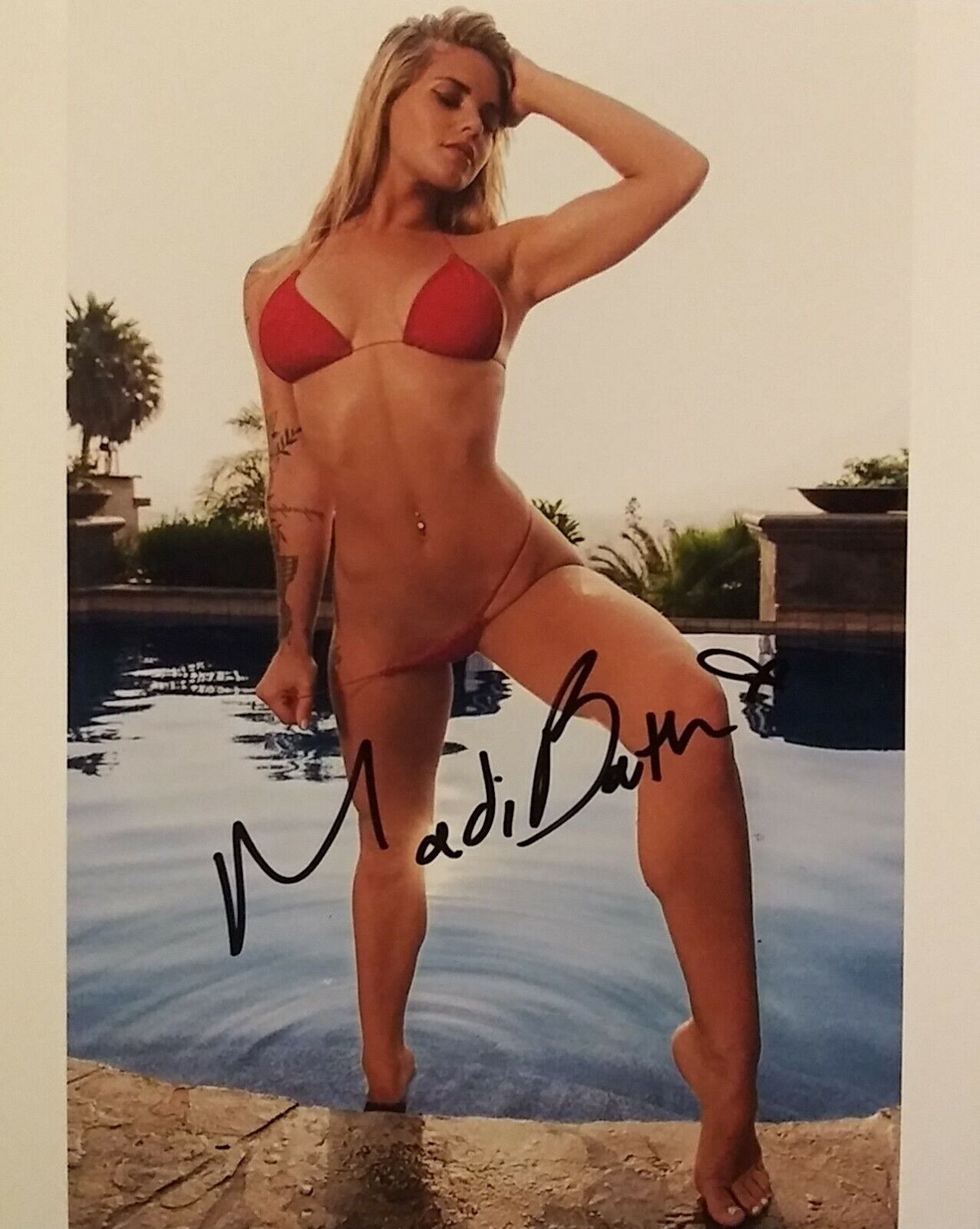 Madi bath signed 8 x 10