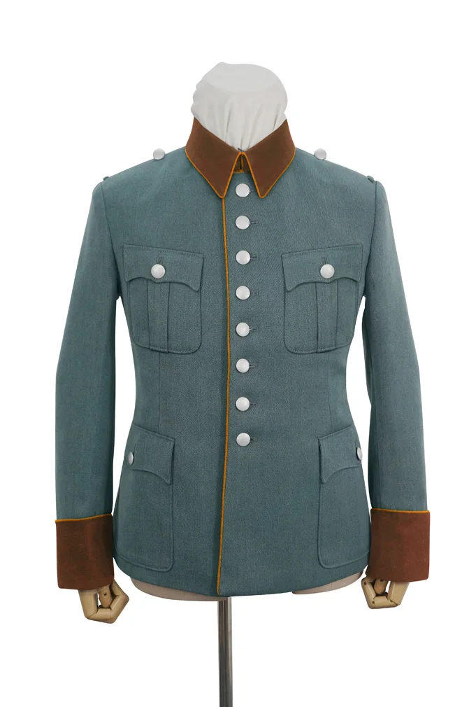   Polizei German Gabardine Service Waffenrock Tunic Short Cut German-Uniform