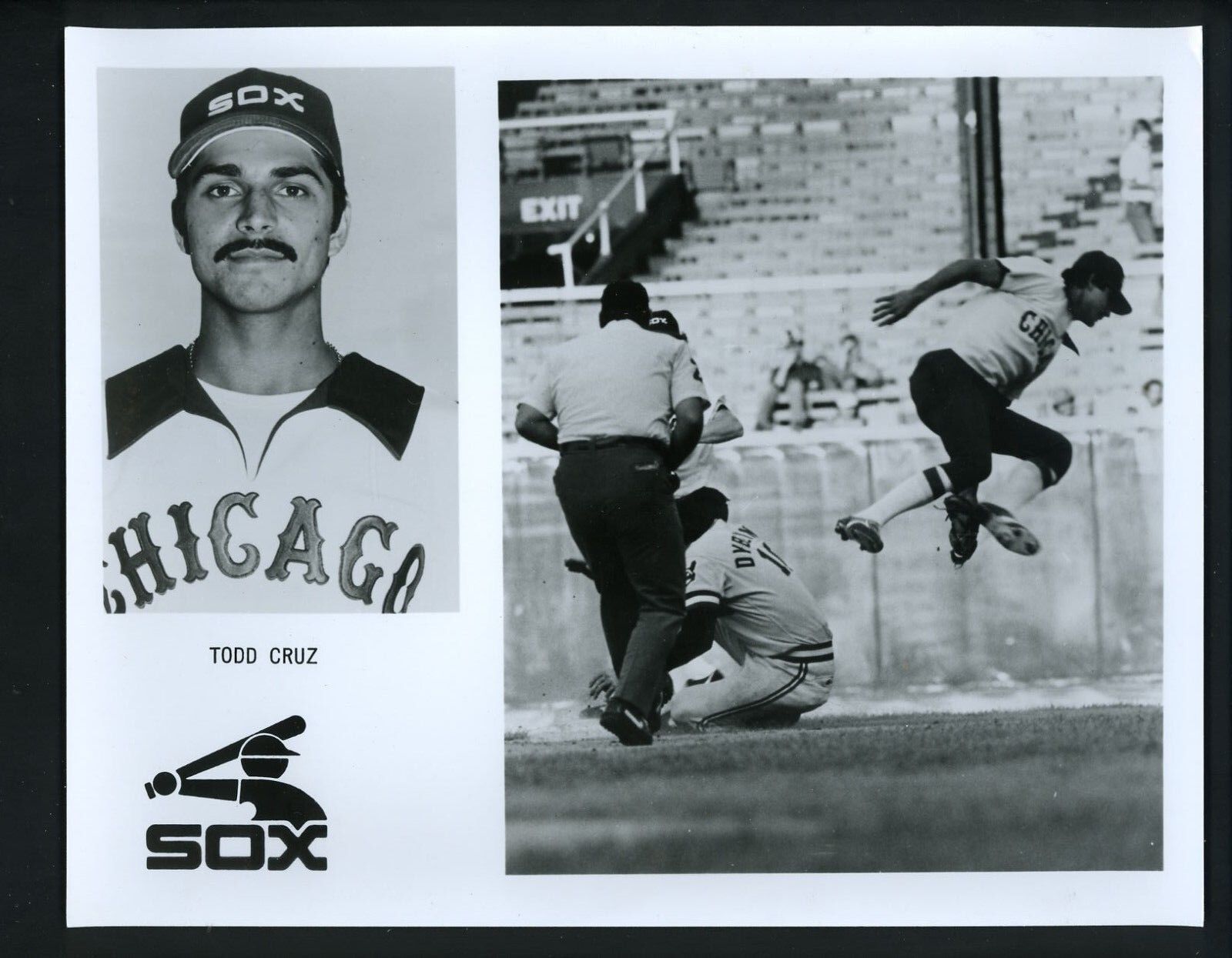 Todd Cruz Chicago White Sox team issued 1980 Press Photo Poster painting