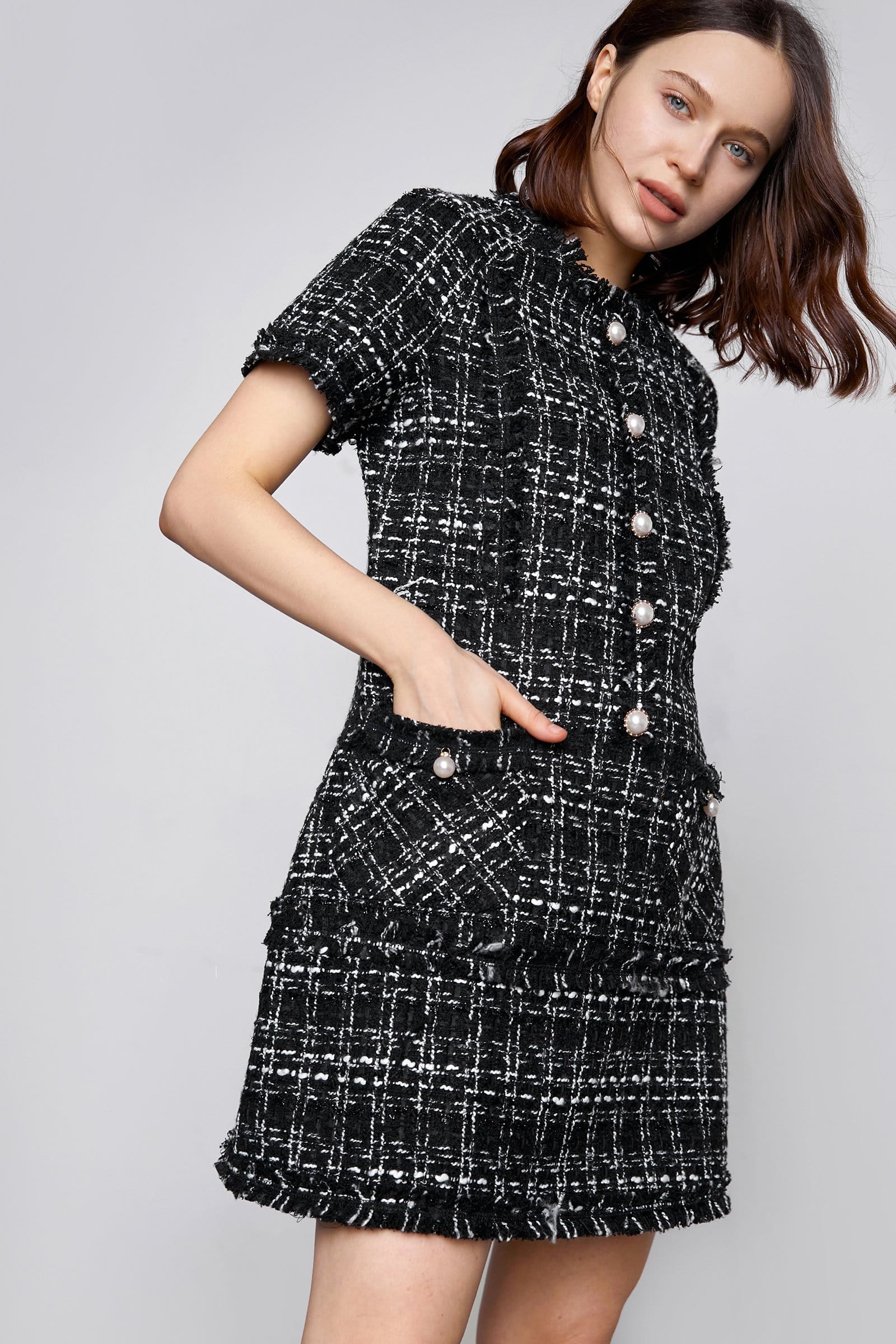 日本購入サイト Herlipto Canal Tweed Mini Dress | www.cc-eventos.com.mx