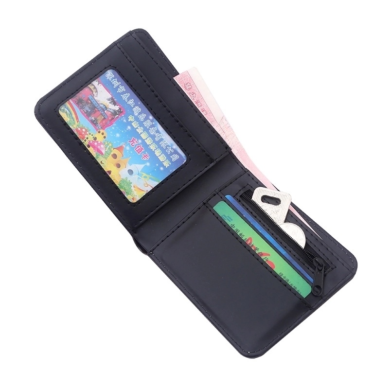 Unisex Skull Pu Leather Open Wallets