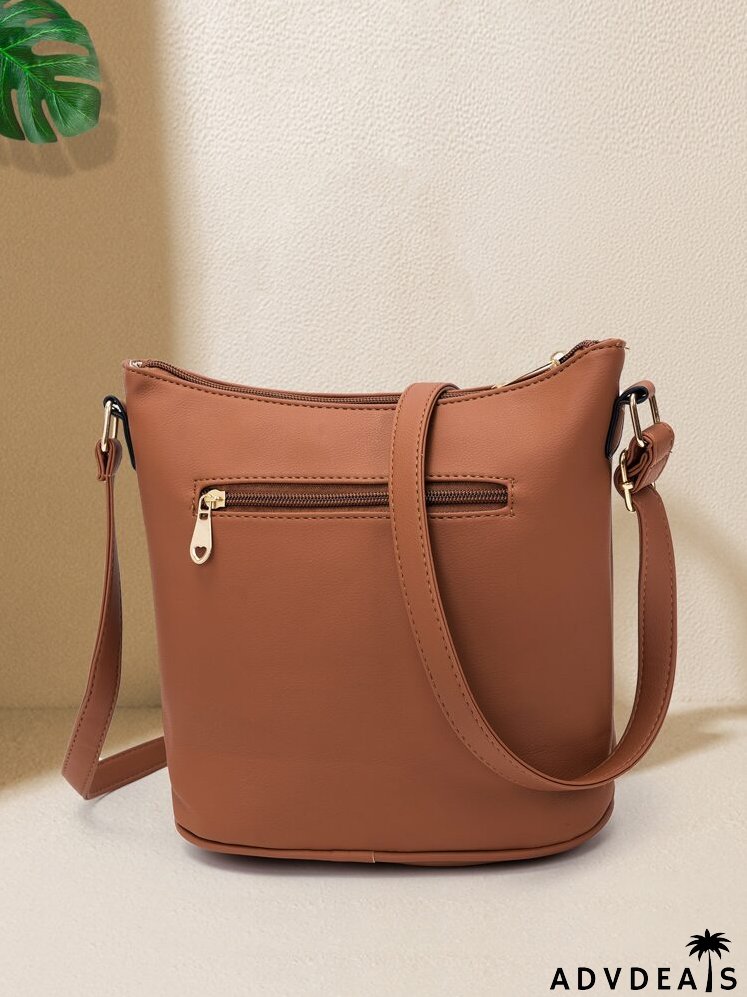 Minimalist Hollow Out Bucket Bag