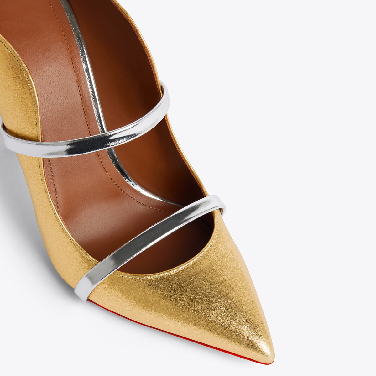 100mm Women's Party Classic Stiletto Red Bottom Shoes Slingback High Heels-MERUMOTE