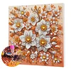 (Pre-Framed)Flowers-Special Shape Diamond Painting Kit(25x25cm)