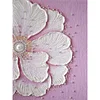 DIY Pearl Painting White Rose for Home Wall Decor with Frame(30x40cm)