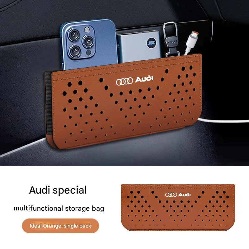 Car Leather Velcro Storage Bag(2PCS)