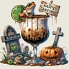 (Multi-Style) Halloween Magic Drinks-14CT Stamped Cross Stitch 50*50cm/19.69*19.69in