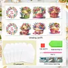 6Pcs dessert-bricolage carte de voeux