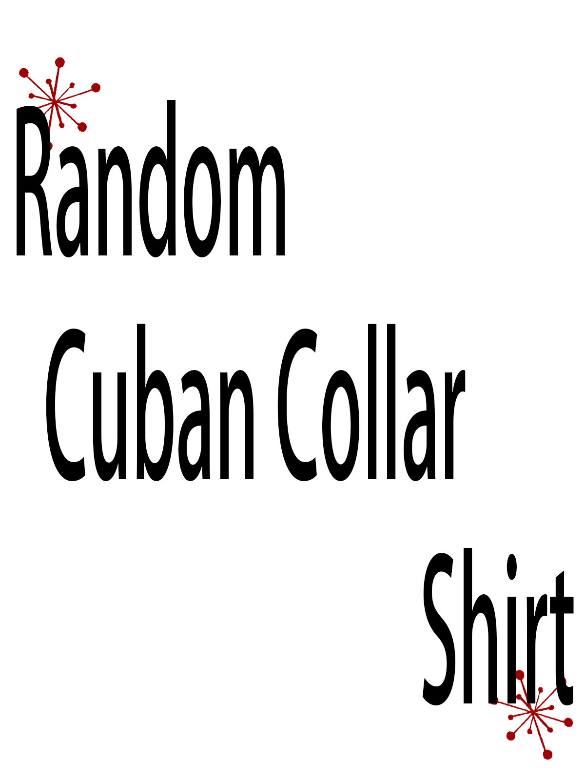 Random Cuban Collar Shirt PLUSCLOTHESMAN