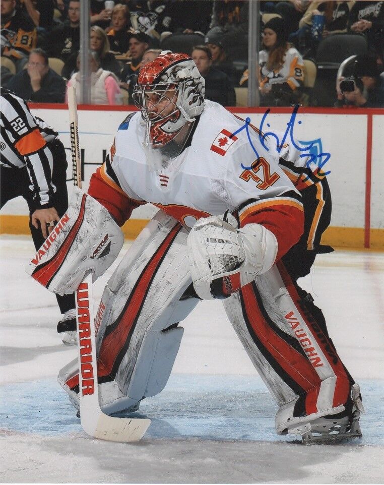 Calgary Flames Jon Gillies Autographed Signed 8x10 NHL Photo Poster painting COA #3