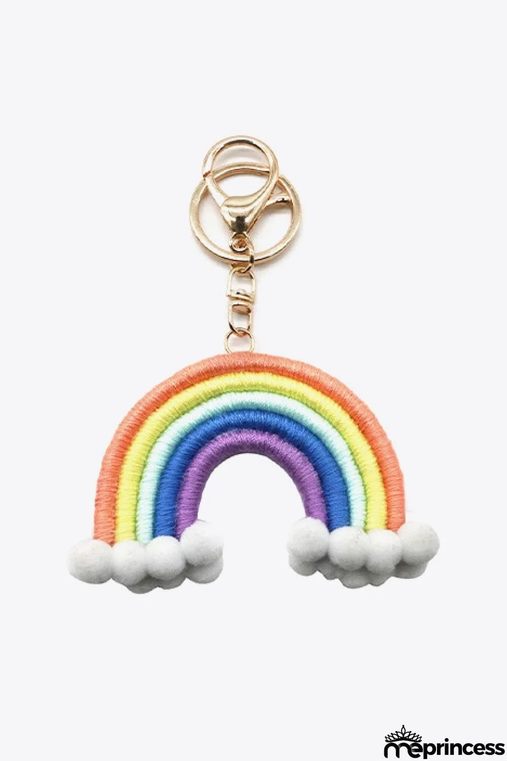 Assorted 4-Pack Hand-Woven Keychain with Clasp