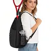 Oxford Cloth Sling Bag Waterproof Simple Shoulder Bags Large Capacity Versatile Crossbody Bag for Sports And Outdoor Family Outings