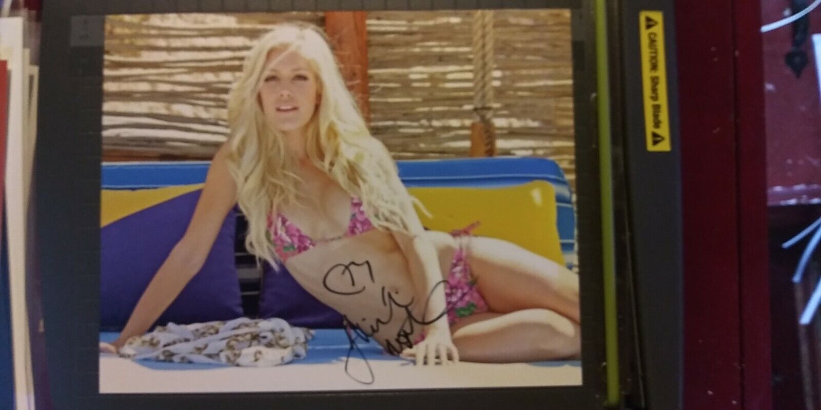 Heidi Montag signed 8x10