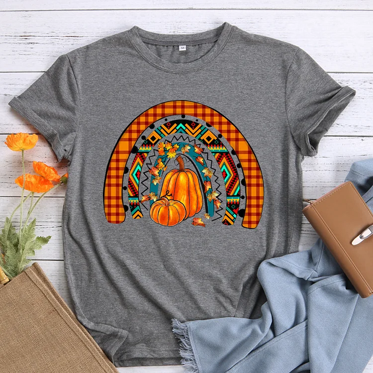 Pumpkin Rainbow T-Shirt Tee -598306