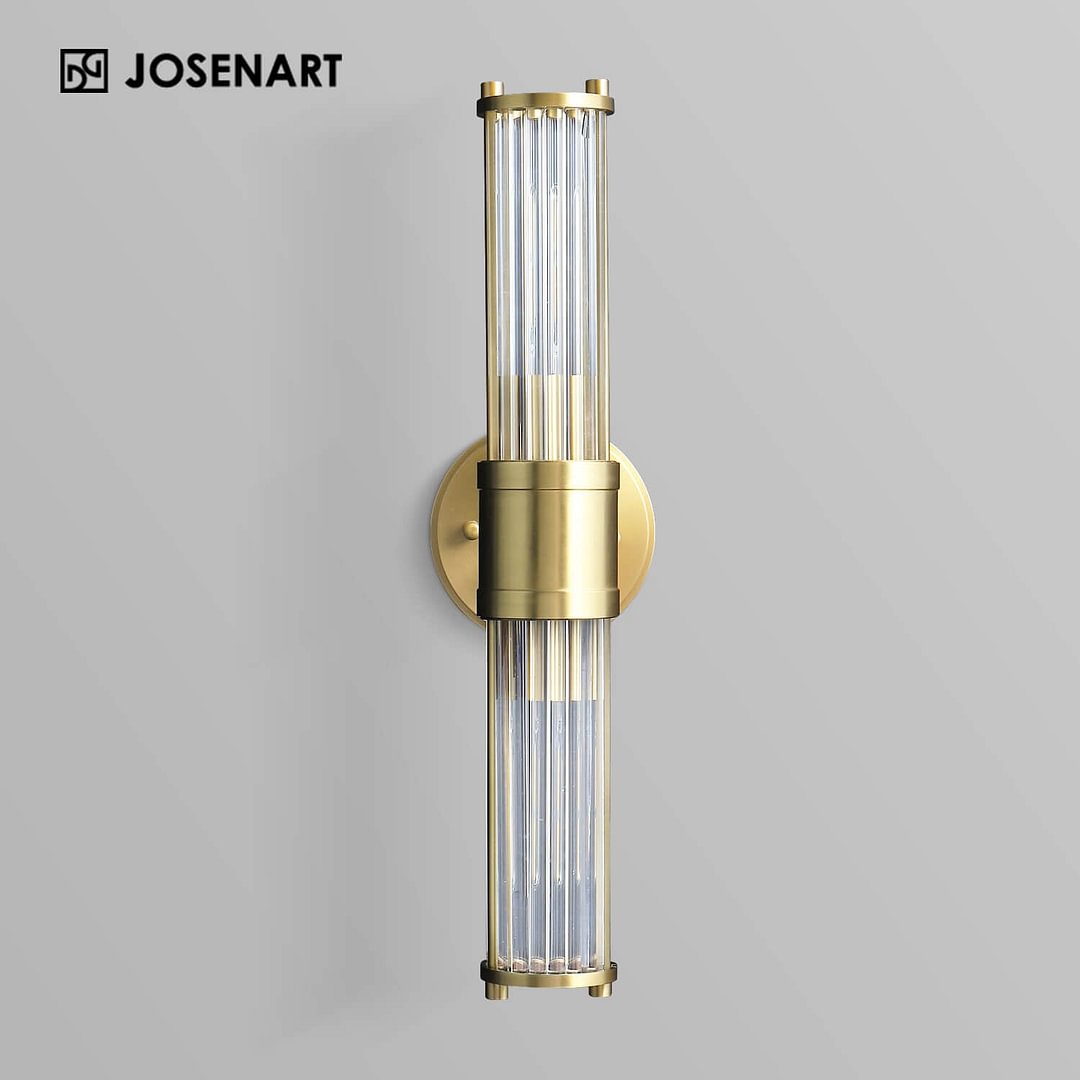 Modern Brass 2-Light  Sconce Bedroom Light